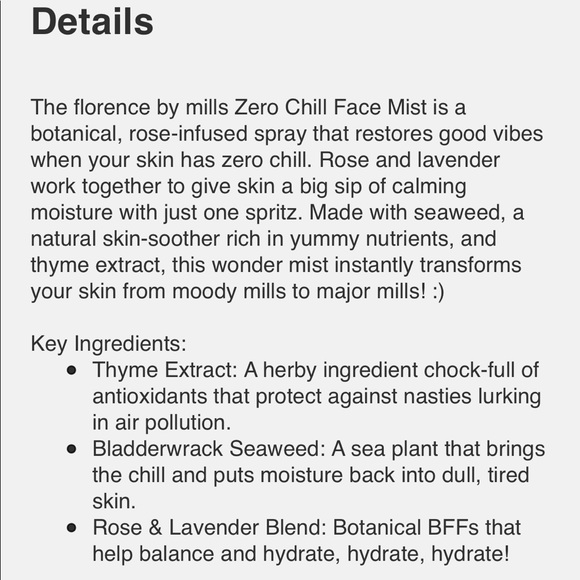 Florence by mills Makeup Last Oneflorence